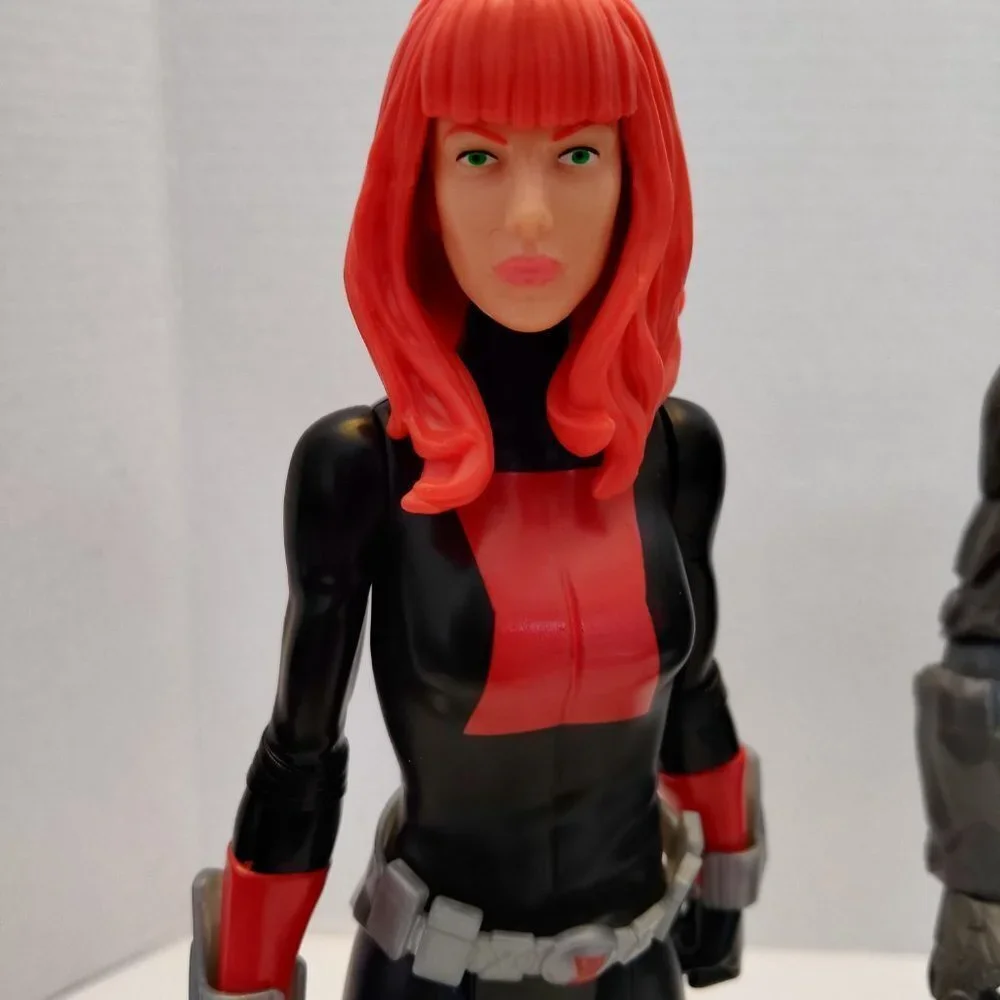Marvel Hasbro Titan Series Captain America, Black Widow, Falcon-Triple Bundle